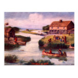 1833 Chicago Frontier Postcard