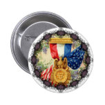 American Flag Forever Round Button