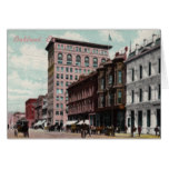 Broadway Street Vintage Greeting Card