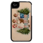 Caroling Kids Christmas iPhone 4 Speck Case