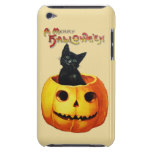Cat in Pumpkin Vintage Halloween  Case Mate Ipod Touch Covers