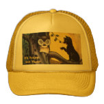 Cat Warning Owl Halloween Hat