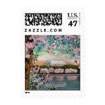 Cherry Blossoms Postage Small Postage Stamp