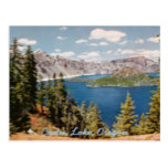 Crater Lake Oregon Vintage Postcard