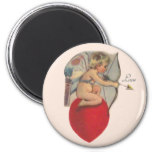 Cupids Valentine Message Magnet