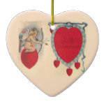 Cupids Valentine Message Ornament