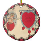 Cupids Valentine Message Ornament