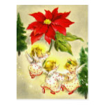 Dancing Baby Angels Vintage Postcard