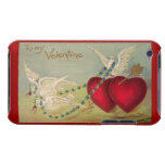 Doves and Hearts Valentine iPod Casement Case Barely There Ipod Cover