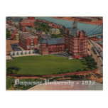Duquesne University Vintage Postcard