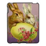 Easter Bunnies and Egg Vintage iPad Case