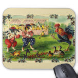 Easter Bunny Baseball Mousepad