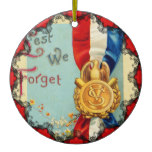 Ellen Clapsaddle Lest We Forget Patriotic Ornament