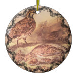 Family of Quail Ornament
