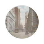Fifth Ave and Wood Street Vintage Coaster