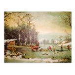 Getting Ice Postcard