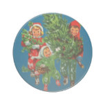 Getting the Christmas Tree Coasters