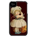 Girl Carving Apple Halloween iPhone Case