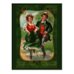 Hearts Full Of Joy Vintage Postcard