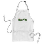 Holly Leaves Merry Christmas Apron