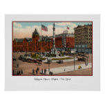 Lafayette Square Vintage Buffalo Poster