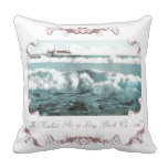 Long Beach Breakers Vintage Pillow