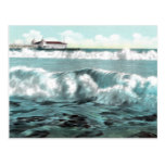 Long Beach Breakers Vintage Postcard