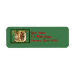 Merry Christmas Children Return Address Labels