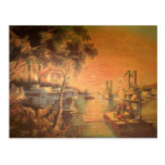 Mississippi River Vintage Postcard