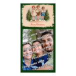 Old Fashioned Caroling Kids Photo Card