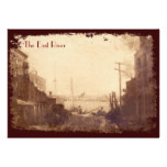 Old New York City Party Invitations