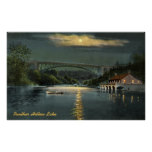 Panther Hollow Lake Vintage Poster