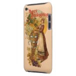 Pilgrim Girl Thanksgiving iPod Case Barely There Ipod Cover