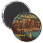 Pittsburgh By Moonlight Magnet