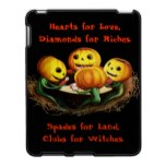 Pumpkins at Cards Halloween iPhone Case