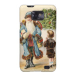 Santa Claus and Boy Samsung Case Samsung Galaxy S Case