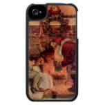 Santa Visits iPhone 4 Case