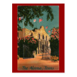 The Alamo Vintage Texas Postcard