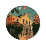 The Alamo Vintage Texas Stickers