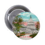 The U.S. Capitol Vintage Button