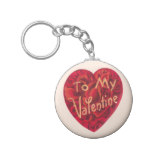 To My Valentine Keychain