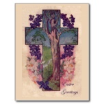 Tree Of Life Easter Vintage Vintage Postcard