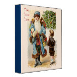 Victorian Santa and Boy Christmas Binder