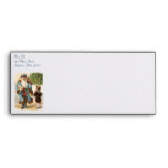 Victorian Santa Claus and Boy Envelope