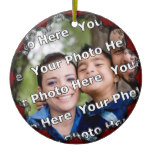 Victorian Trim Christmas Photo Ornament