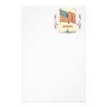 Vintage American Flag Stationery