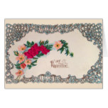 Vintage Art Nouveau Valentine Card