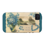 Vintage Blue Flower iPhone 4 Casemate Case