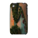 Vintage Chetek River 3G iPhone Case