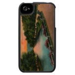 Vintage Chetek River iPhone 4 Case